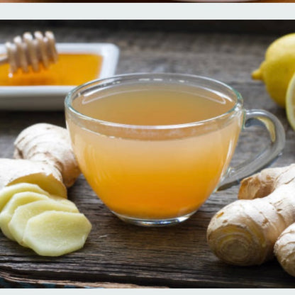 EMERALD GARDEN Ginger Honey Puree - Natural Ginger Syrup for Tea & Drinks