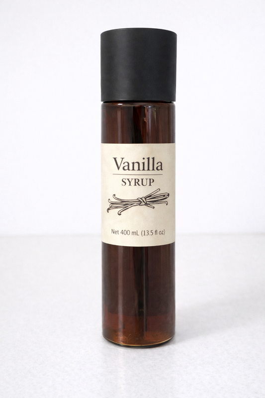 EMERALD GARDEN Vanilla Syrup – Premium Vanilla for Coffee & Drinks