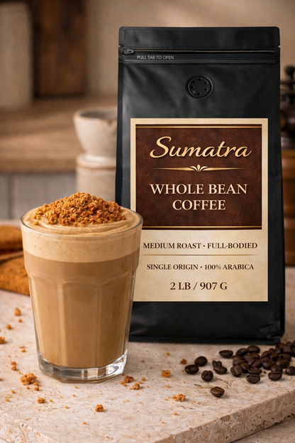 EMERALD GARDEN Sumatra Single Origin Whole Bean Coffee