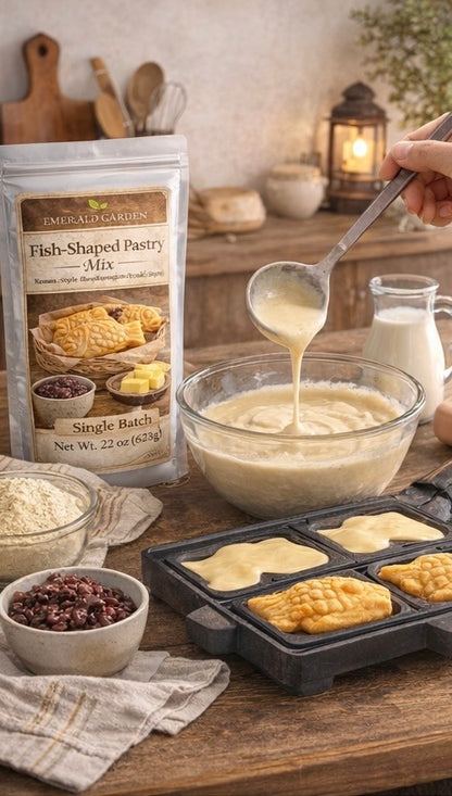 EMERALD GARDEN Fish-Shaped Pastry Mix (Korean Taiyaki Mix)
