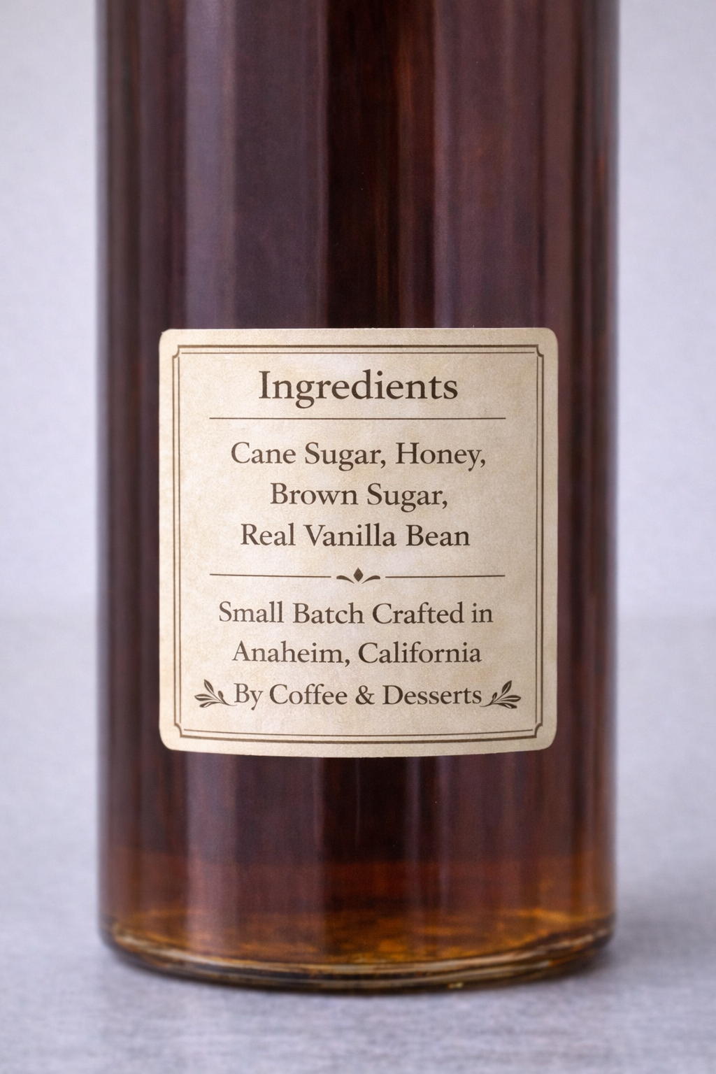 EMERALD GARDEN Vanilla Syrup – Premium Vanilla for Coffee & Drinks
